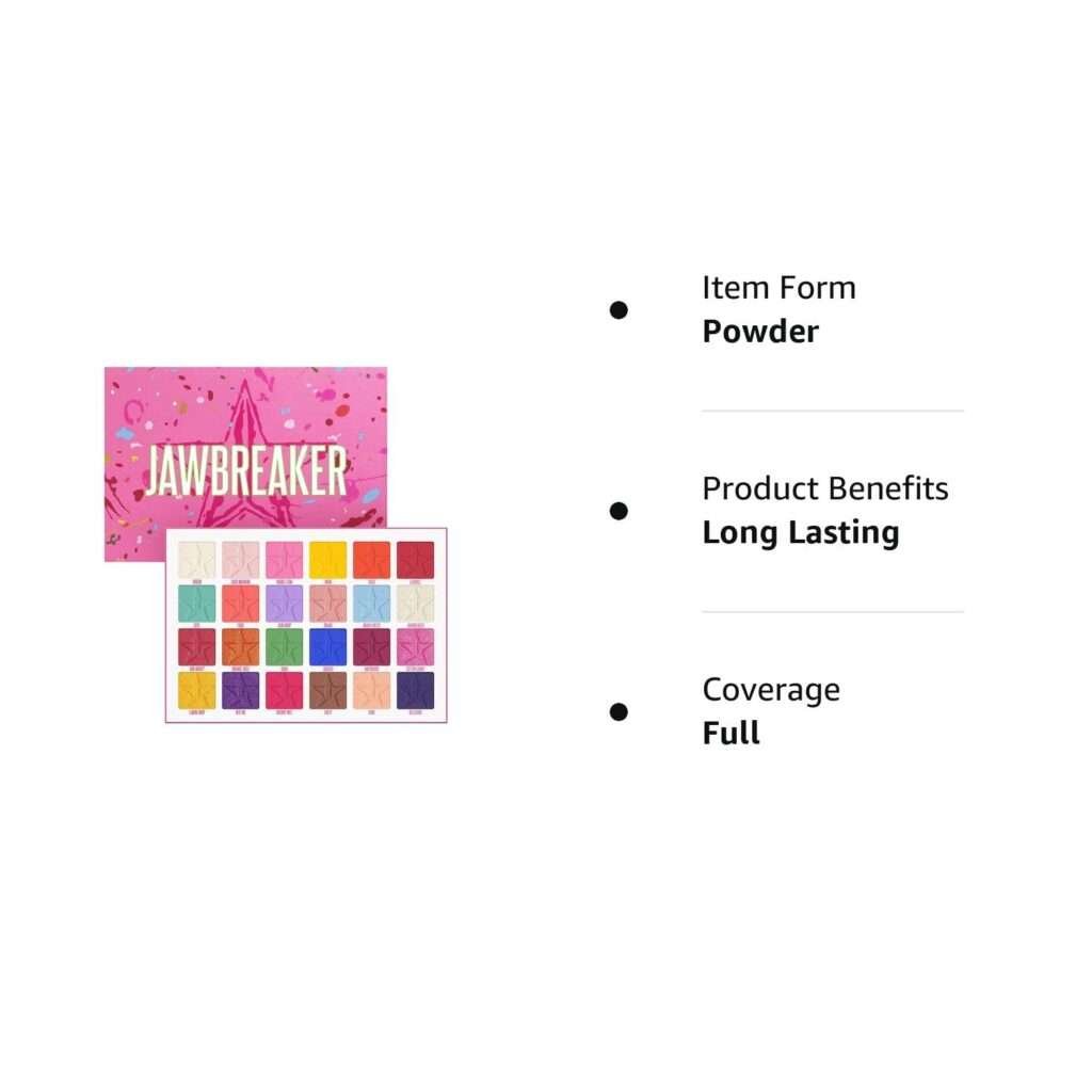 Jeffree Star Jawbreaker Eyeshadow Palette Powder Review