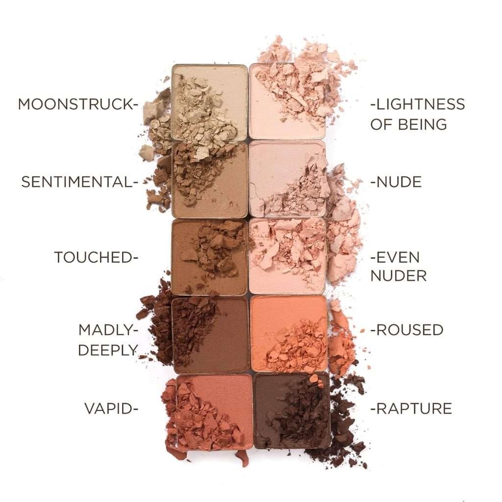 Pacifica Beauty, Pink Nudes Mineral Eyeshadow Palette, 10 Neutral Shades,