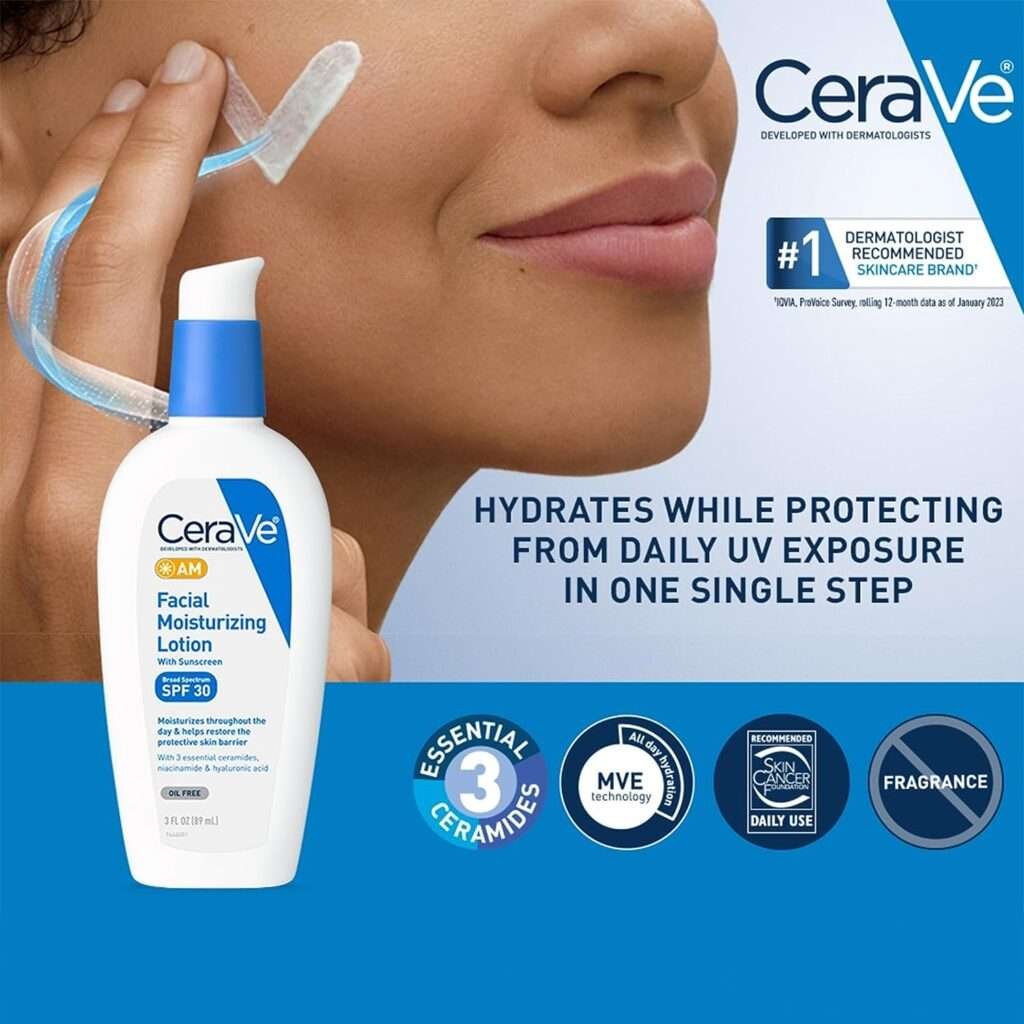 CeraVe AM Facial Moisturizing Lotion