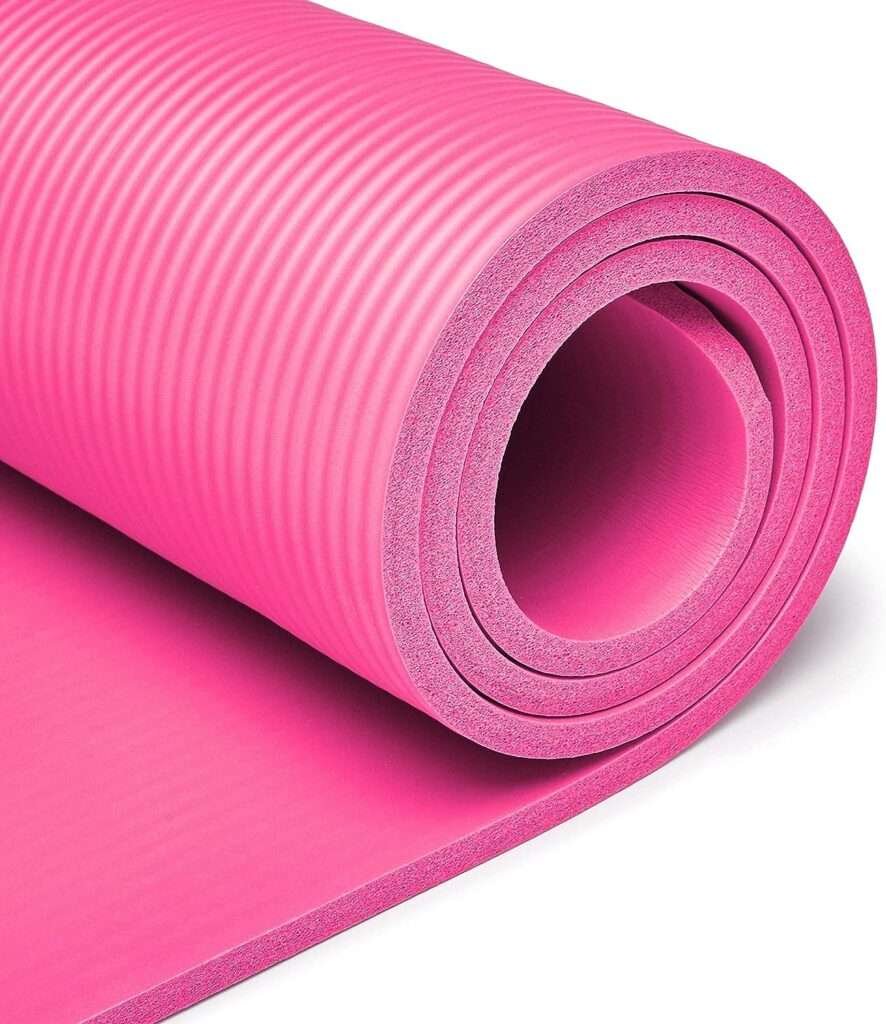 Pink yoga mat