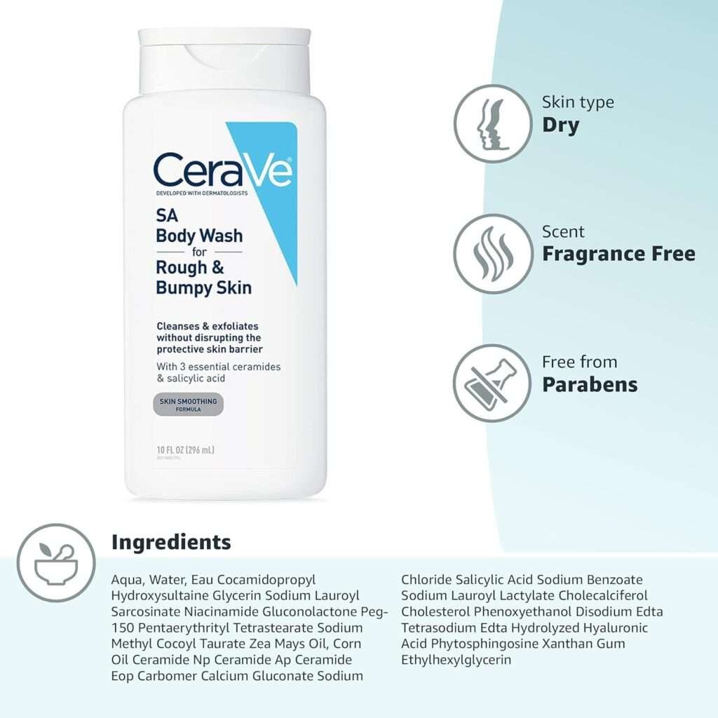 Cerave Salicylic Acid Body Wash Reviews And Clear Skin Solution"