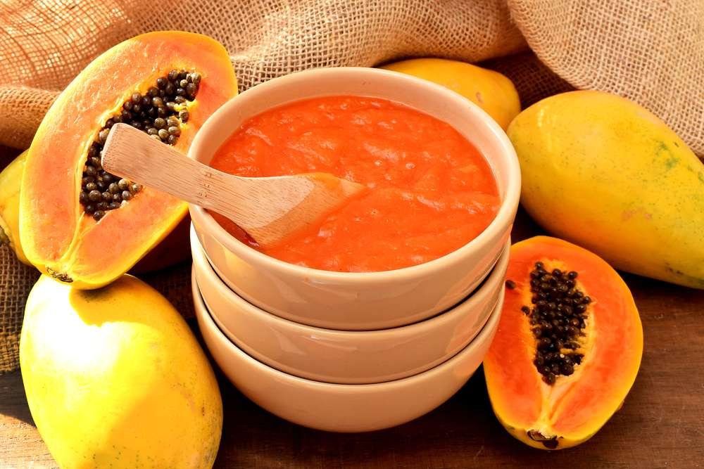 Some papaya face packs for skin care