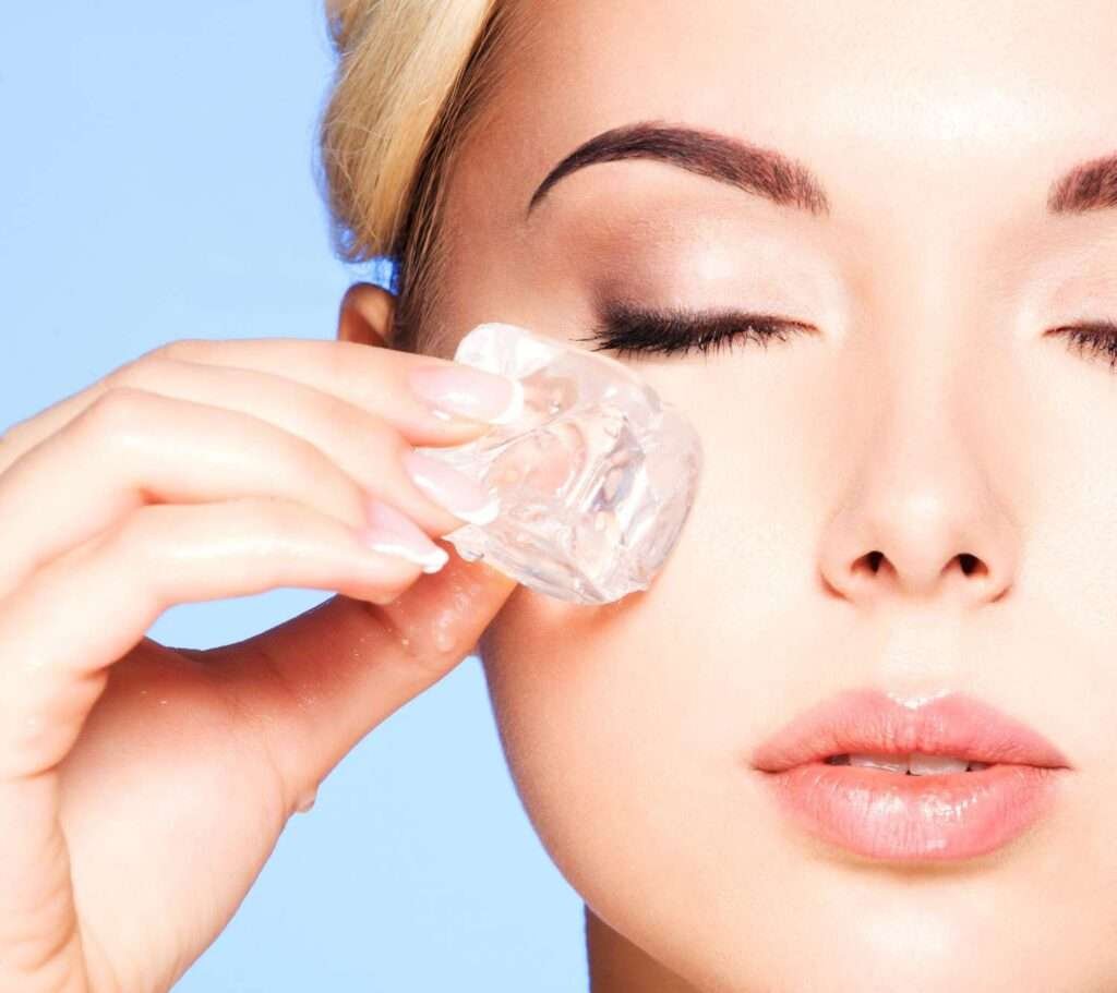 Ice Cube Facial Keep skin fresh in 2 steps this summer