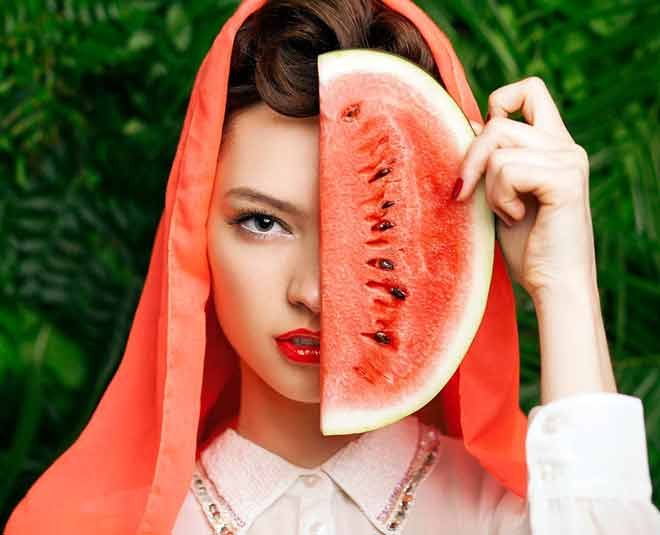 Watermelon pack for fair skin in summer